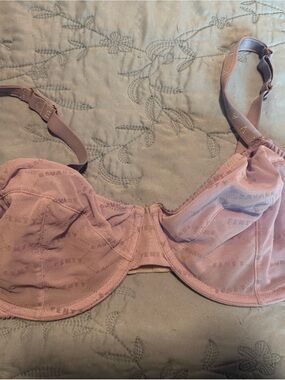 Savage X Fenty Dusty Mauve Unlined Underwire Bra